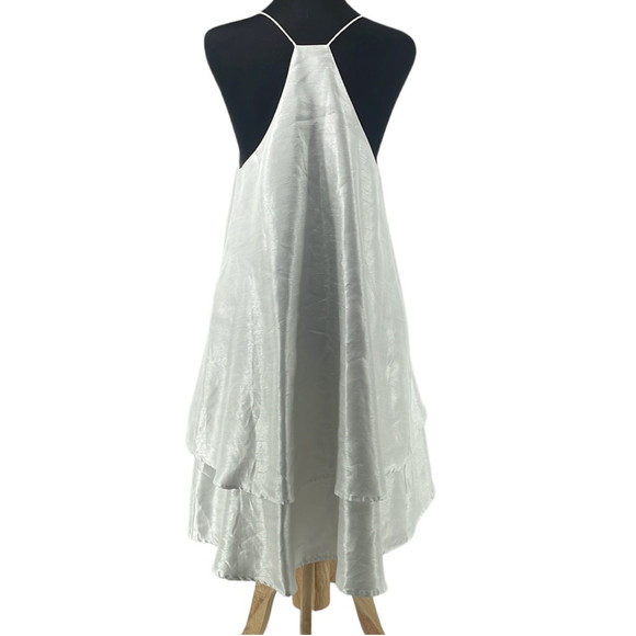 C/MEO Collective New Day Asymmetric Dress White bachelorette bridal shower Sz xs - Picture 5 of 12